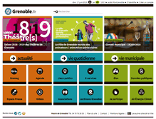 Tablet Screenshot of grenoble.fr