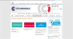 Desktop Screenshot of formation.grenoble.cci.fr