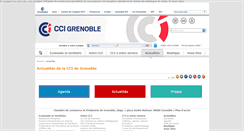 Desktop Screenshot of actualites.grenoble.cci.fr