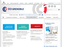 Tablet Screenshot of entreprendre.grenoble.cci.fr