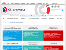 Tablet Screenshot of grenoble.cci.fr